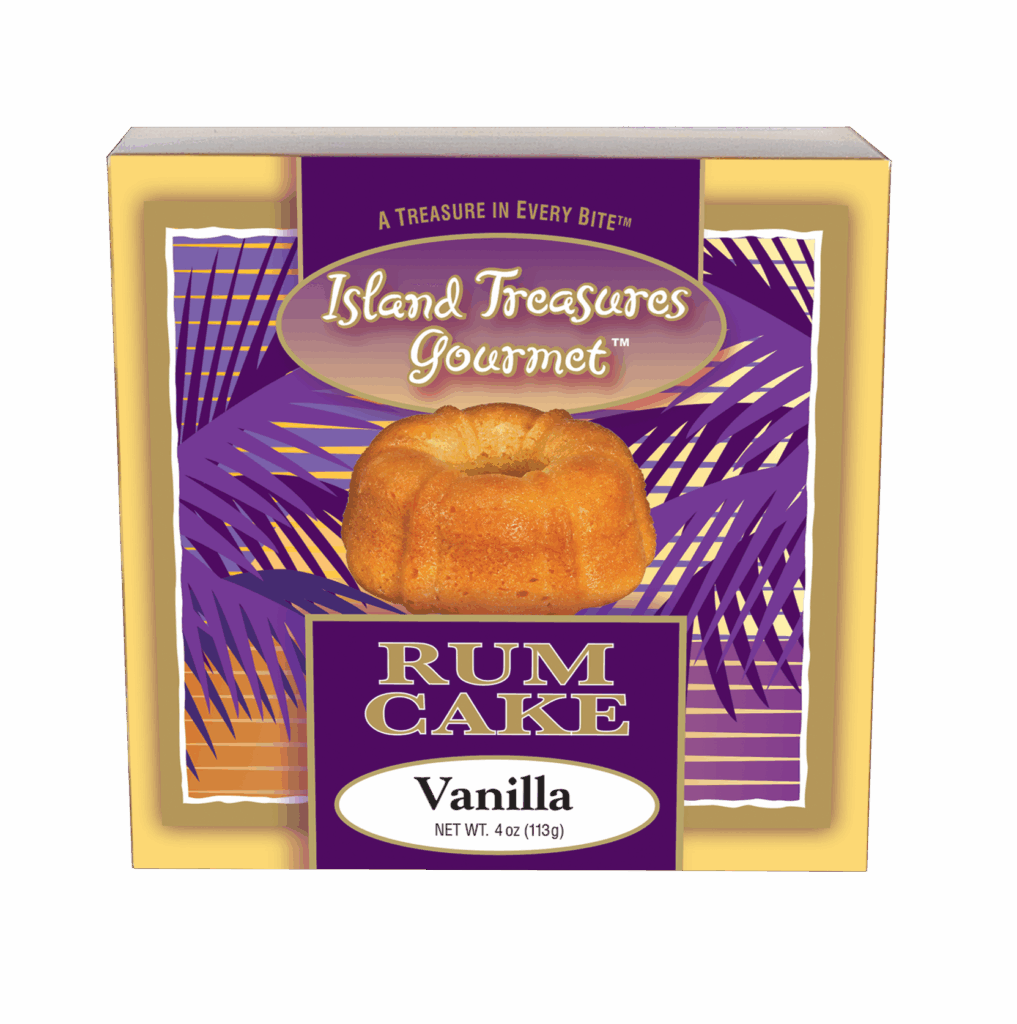 Island Treasure  4oz Rum Cake