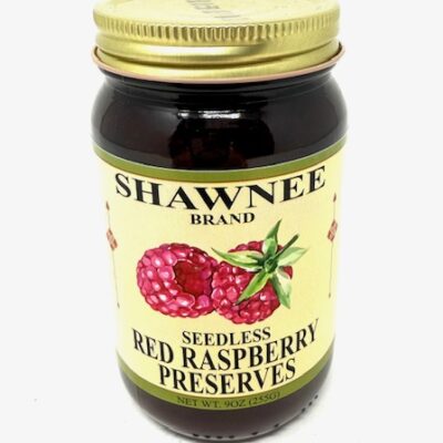 Shawnee Seedless Red Raspberry Preserves 9oz