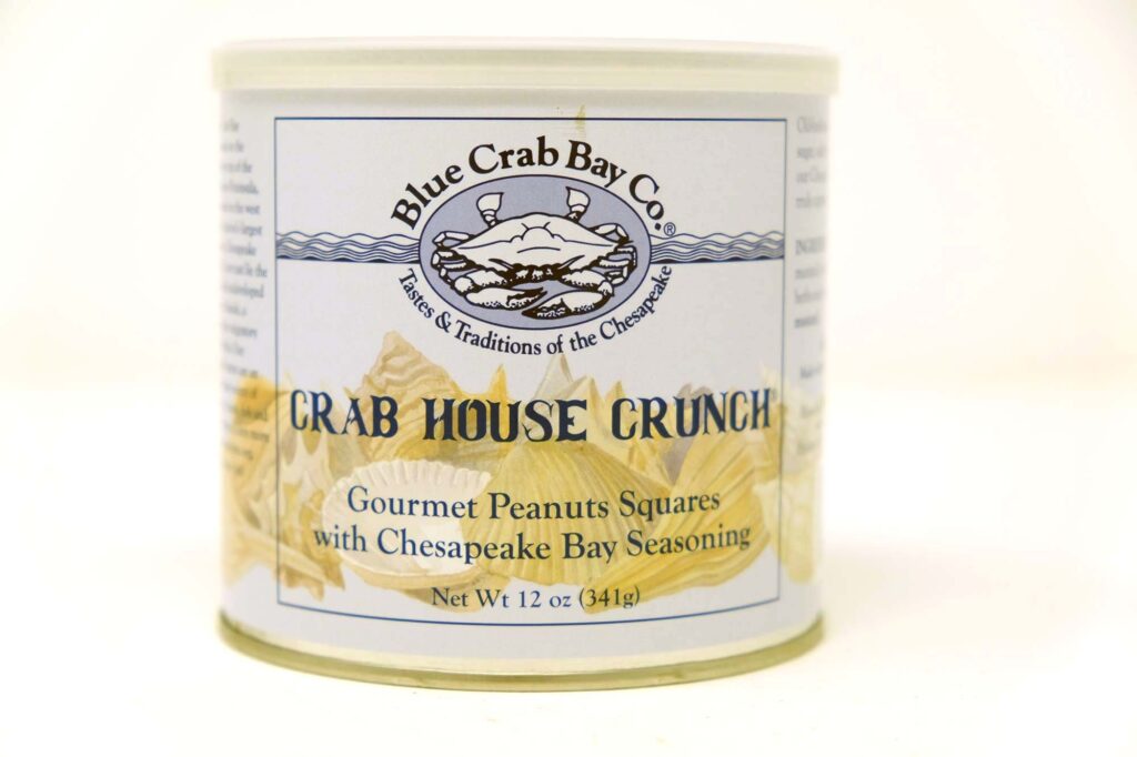 Blue Crab Bay Co. Crab House Crunch Peanut Squares with Chesapeake Bay Seasoning