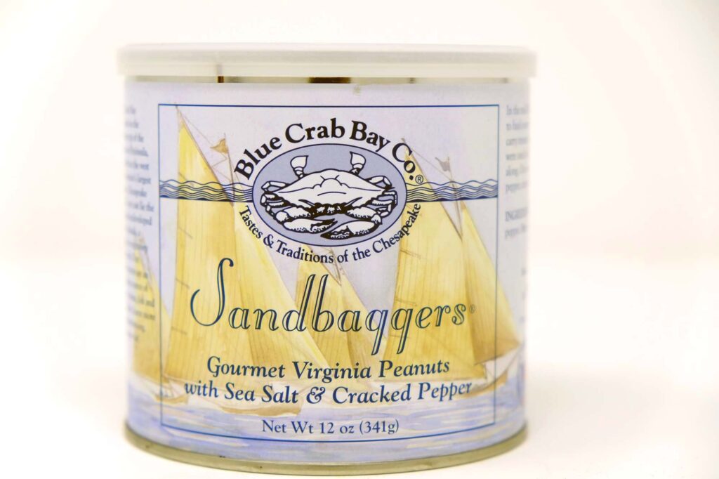 Blue Crab Bay Co. Sandbaggers Peanuts with Sea Salt & Cracked Pepper