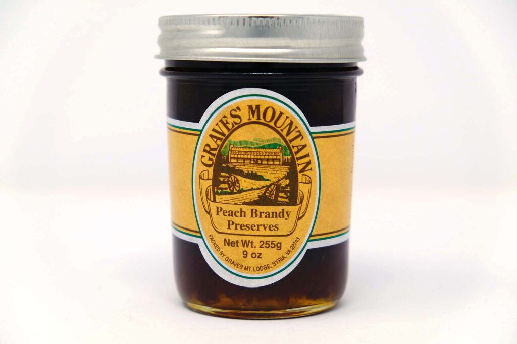 Graves' Mountain Peach Brandy Preserves