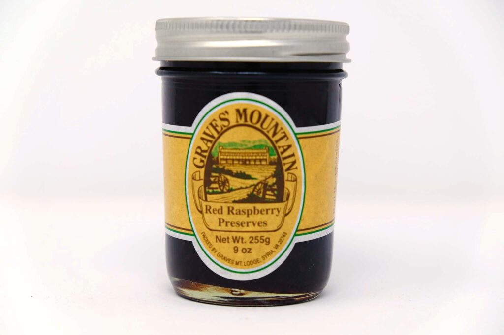 Graves' Mountain Red Raspberry Preserves