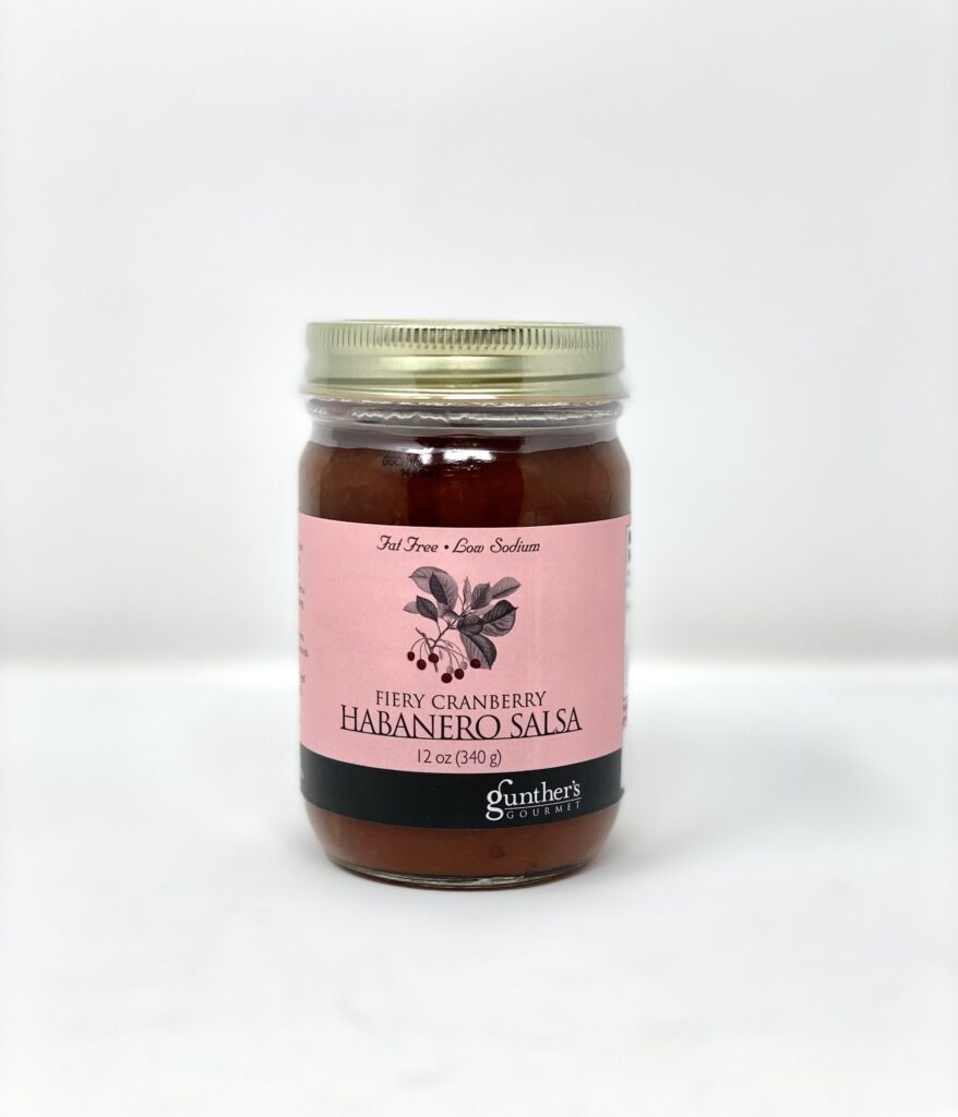 Gunther's Gourmet Fiery Cranberry Habanero Salsa