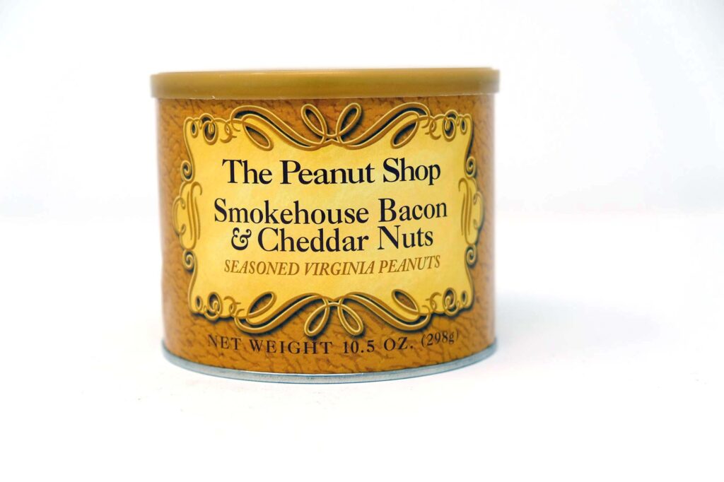 The Peanut Shop Smokehouse Bacon & Cheddar Nuts