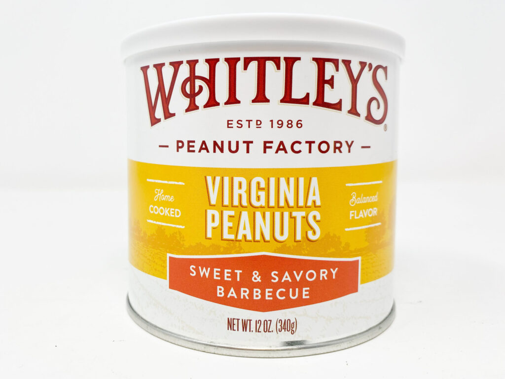 Whitley's Sweet 'n Savory Barbeque Virginia Peanuts 12oz