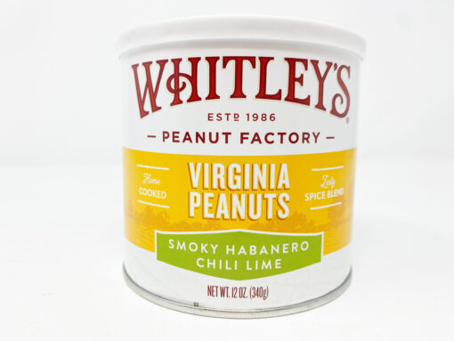Whitley's Smoky Habanero Chili Lime Virginia Peanuts 12oz
