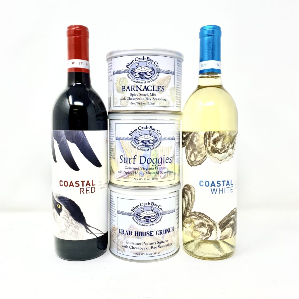 Virginia Coastal Lovers Wine & Snack Gift Box