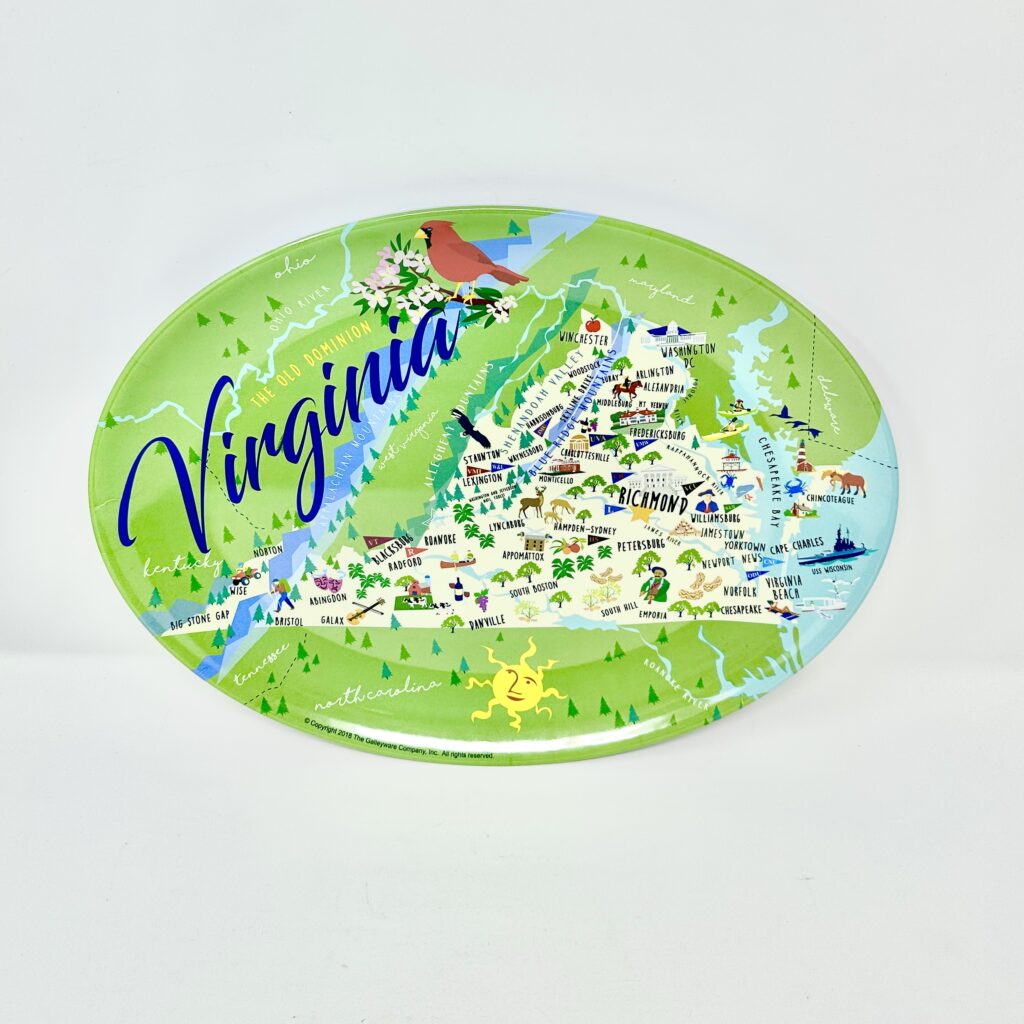 Destination Virginia Platter (16")