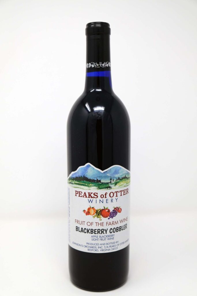 Peaks of Otter Winery Blackberry Cobbler