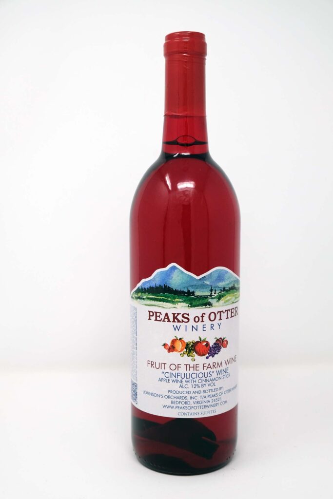 Peaks of Otter Winery Cinfulicious