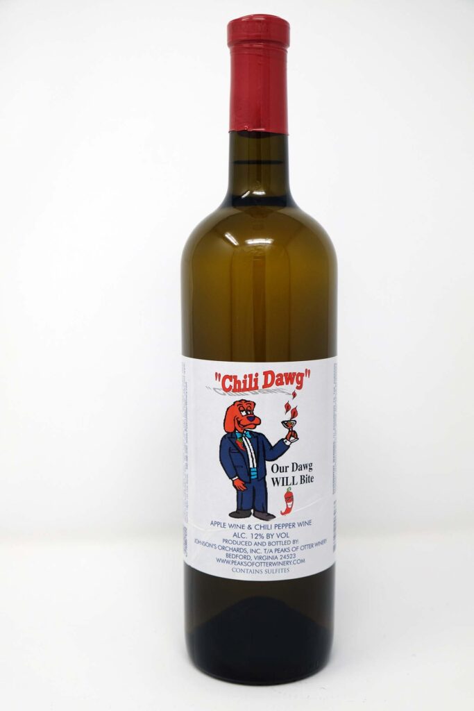 Peaks of Otter Winery Chili Dawg Wine