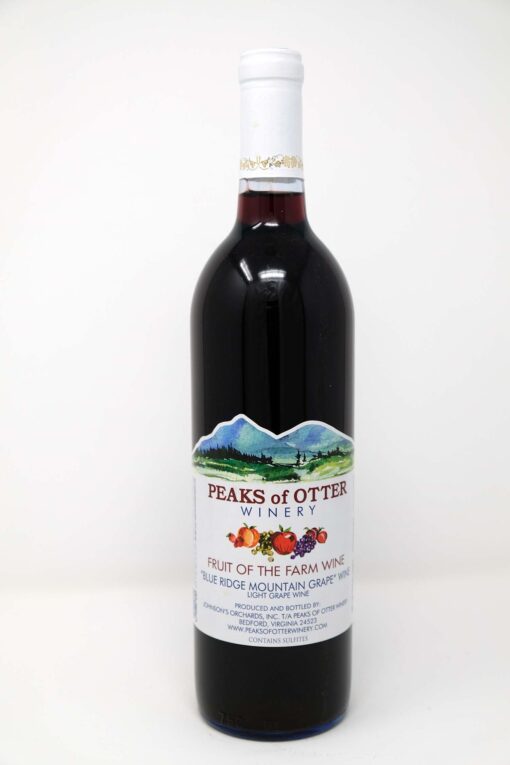 Peaks of Otter Winery Blue Ridge Mountain Grape