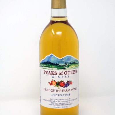 Peaks of Otter Winery Light Pear Wine