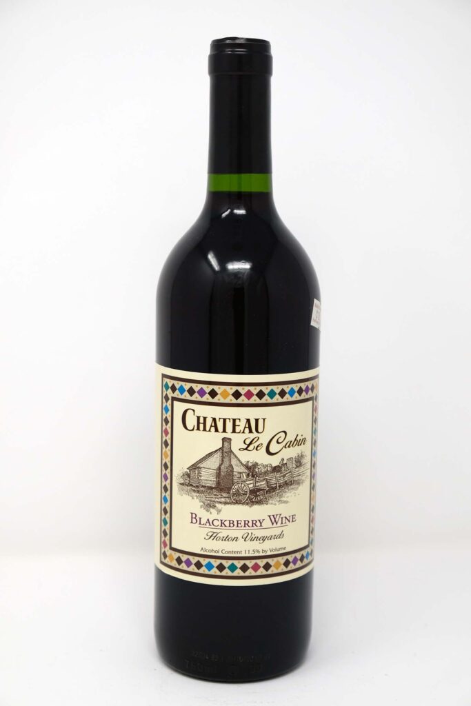 Horton Vineyards Chateau Le Cabin Blackberry Wine
