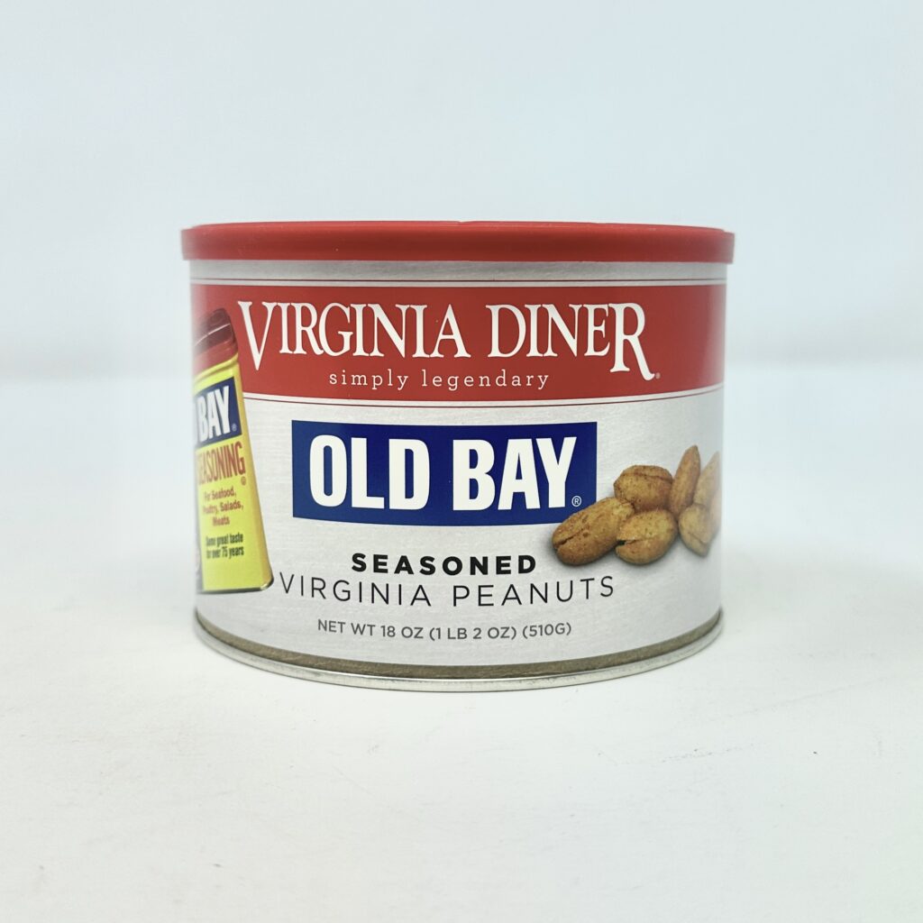 Virginia Diner Old Bay Peanuts 18oz