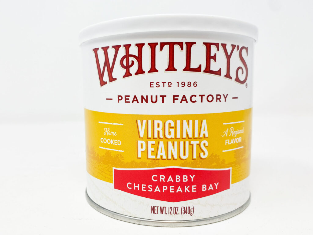 Whitley's Crabby Chesapeake Bay Peanuts 12oz