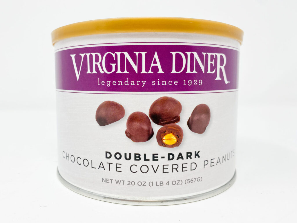 Virginia Diner Double Dark Chocolate Covered Peanuts  20oz