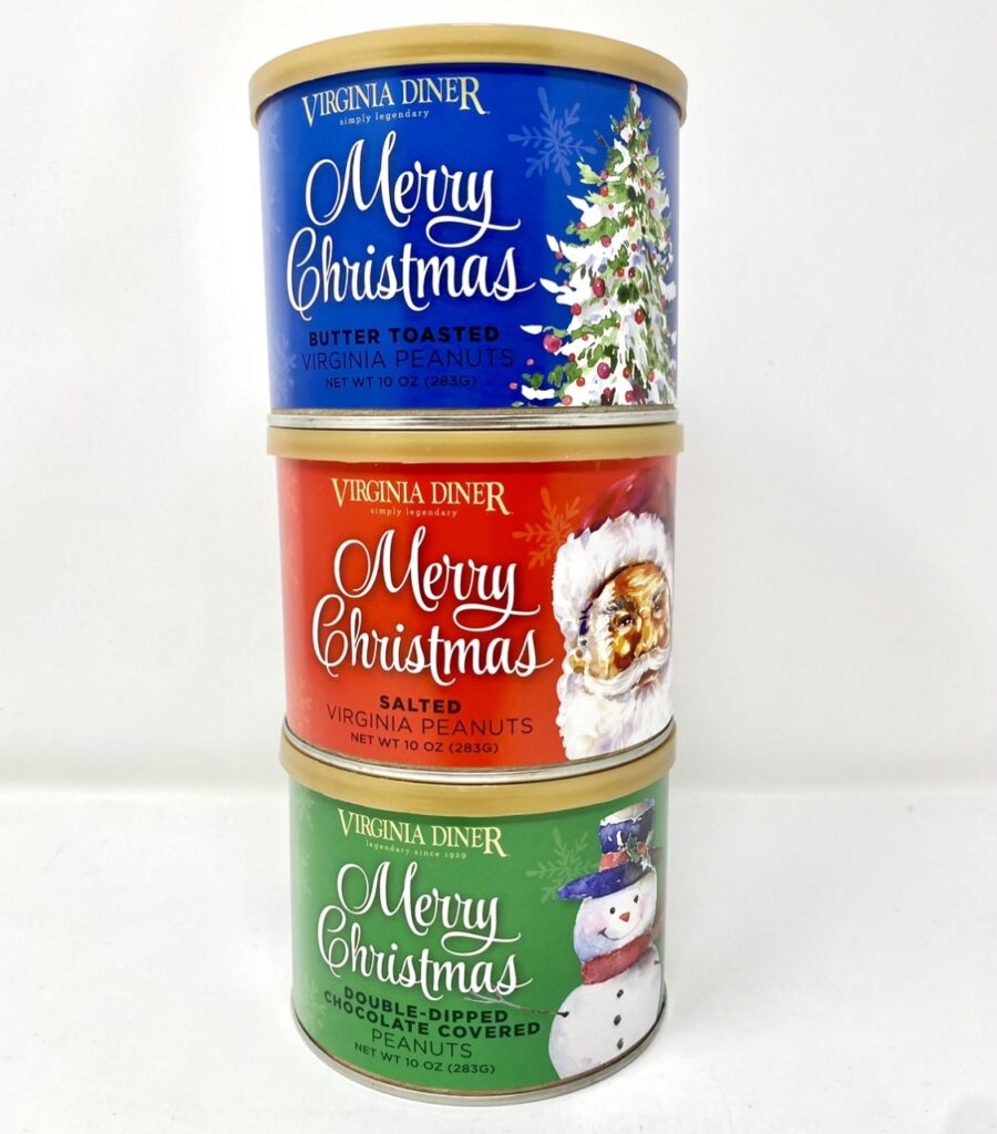 Merry Christmas Virginia Diner Peanut Gift Stack