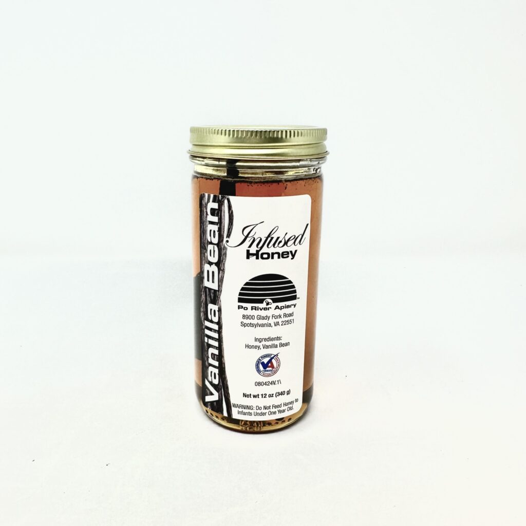 Po River Apiary Vanilla Bean Infused Honey