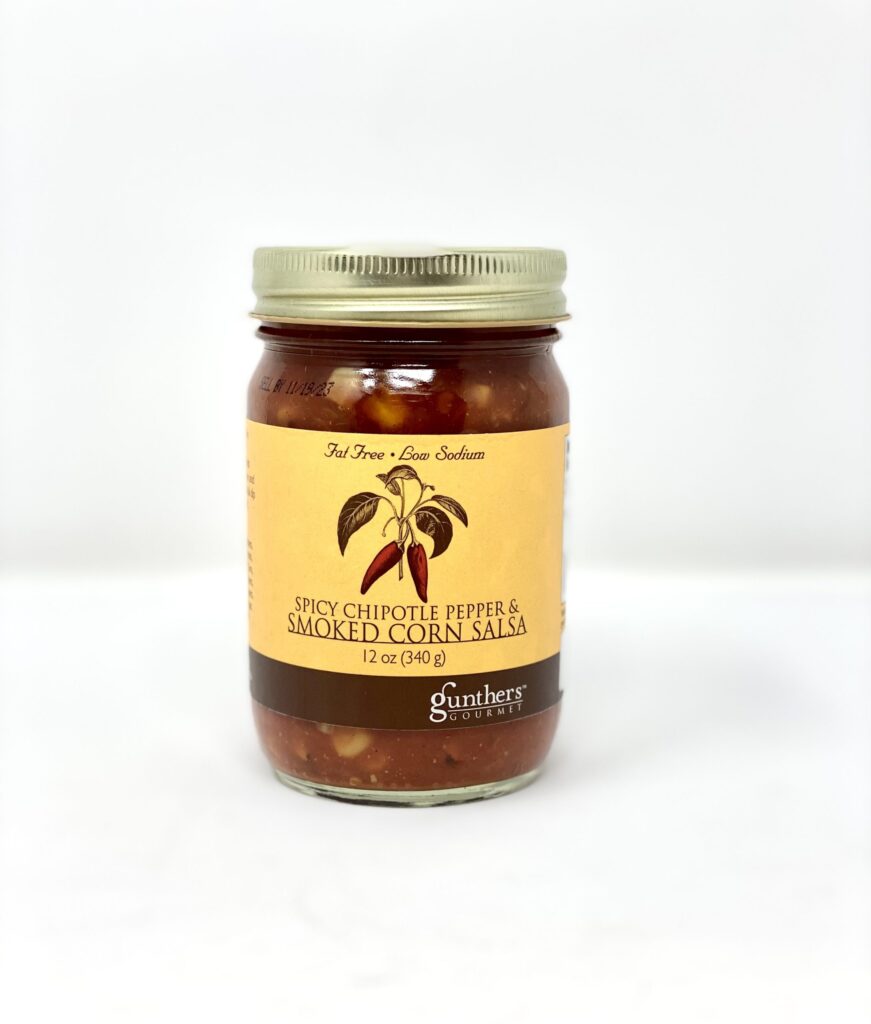 Gunther's Gourmet Spicy Chipotle Pepper & Smoked Corn Salsa