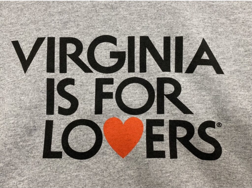 Virginia is for Lovers Hooded Sweatshirt