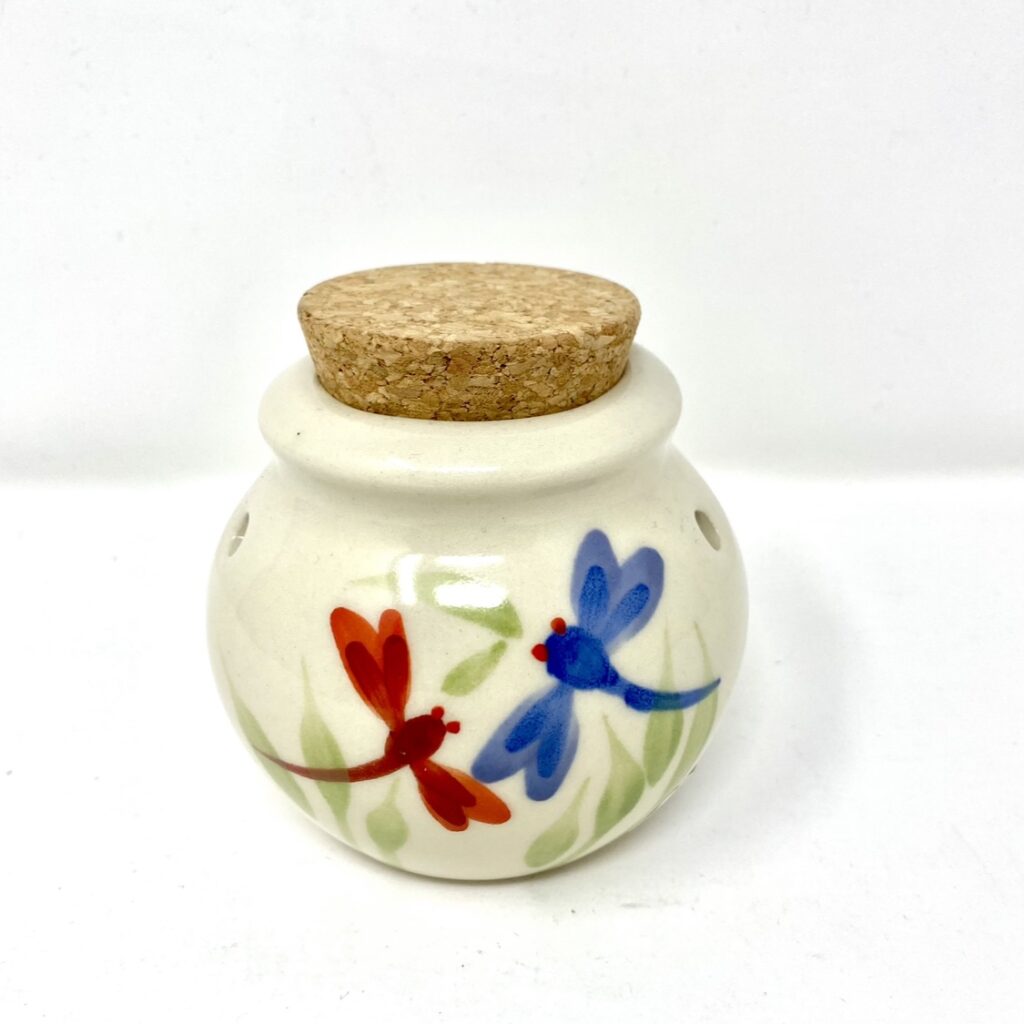 Emerson Creek Pottery Dragonfly Garlic Keeper