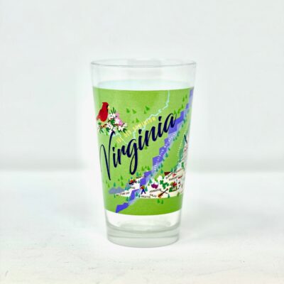Destination Virginia Drinking Glass