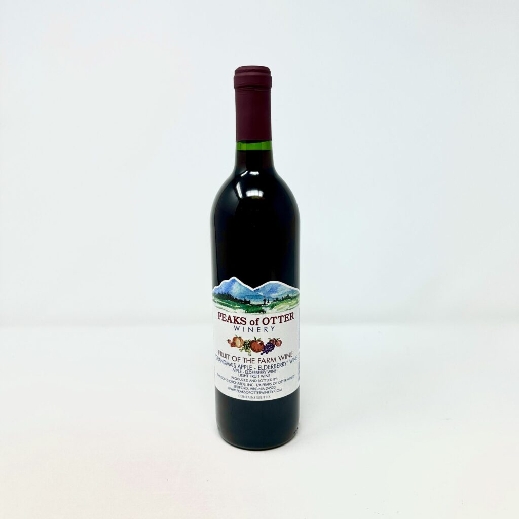 Peaks of Otter Winery Grandma's Apple - Elderberry