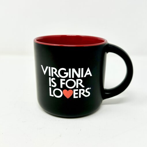 Virginia is for Lovers Mug Black/Red