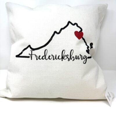 Fredericksburg VA Throw Pillow