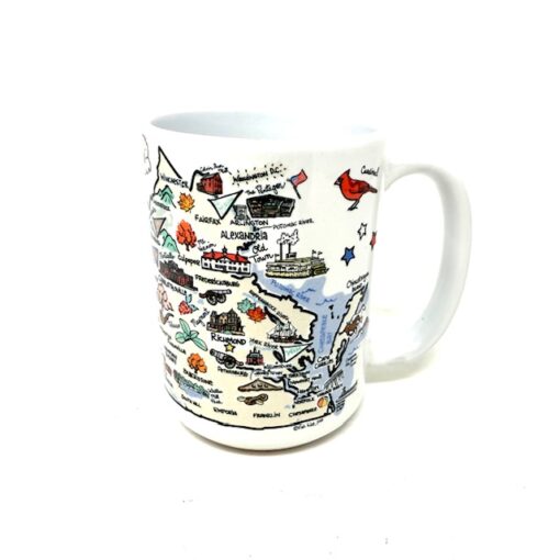 Virginia by Fish Kiss Mug - Image 2