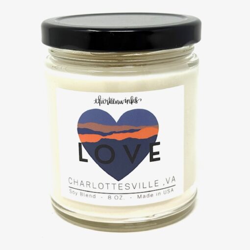 Thirteenwinks Charlottesville Love Candle
