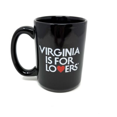 Virginia is for Lovers Mug - Glossy Black