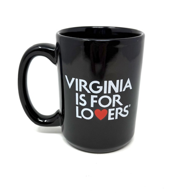 Virginia is for Lovers Mug - Glossy Black