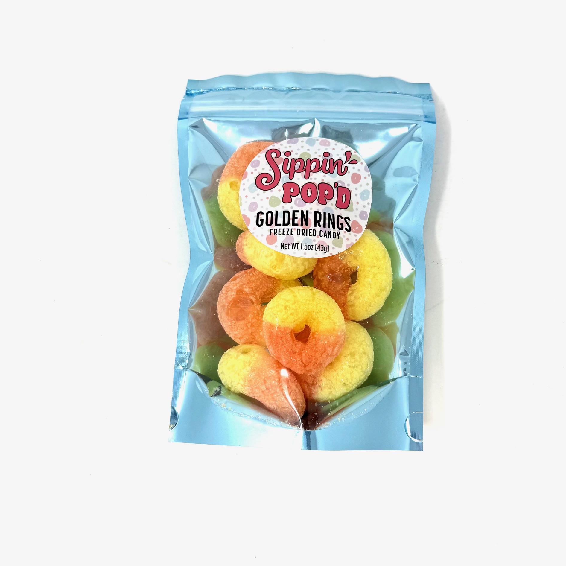Sippin’ POP’D Freeze Dried Golden Rings