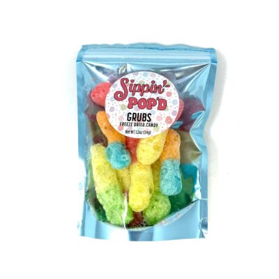 Sippin' POP'D Freeze Dried Grubs